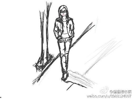 欧美手绘人物速写图片,捕捉瞬间魅力的艺术之旅